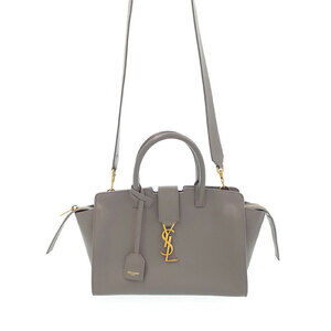 Saint Laurent Downtown YSL leather top handle 2way Crossbody bag